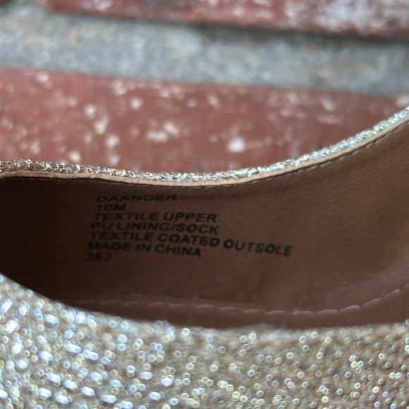 Steve Madden Gold Glitter Daancer Pumps Women's Size 10 - Picture 4 of 8